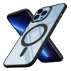 Apple iPhone 13 Pro Max Kılıf Wireless Şarj Özellikli Zore Krom M-safe Silikon Kapak