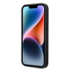 Apple iPhone 14 Kılıf Ferrari Orjinal Lisanslı M-safe Şarj Özellikli Pu Deri Ve Karbon Şeritli Dizayn Kapak