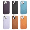 Apple iPhone 14 Kılıf PU Deri M-safe Wireless Şarj Özellikli Zore Derix Kapak
