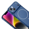 Apple iPhone 14 Kılıf Zore M-Safe Şarj Özellikli Kamera Korumalı Formen Kapak