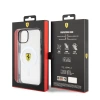 Apple iPhone 14 Plus Kılıf Ferrari M-safe Şarj Özellikli Transparan Dizayn Kapak