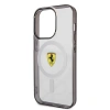 Apple iPhone 14 Pro Kılıf Ferrari M-safe Şarj Özellikli Transparan Dizayn Kapak