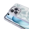 Apple iPhone 14 Pro Max Kılıf Airbagli Parlak Taş Detay Tasarımlı Zore Esila Kapak