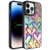 Apple iPhone 14 Pro Max Kılıf Aynalı Desenli Kamera Korumalı Parlak Zore Mirror Kapak