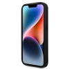 Apple iPhone 14 Pro Max Kılıf Ferrari M-safe Şarj Özellikli Deri Delikli Dikişli Dizayn Kapak