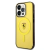 Apple iPhone 14 Pro Max Kılıf Ferrari M-safe Şarj Özellikli Yarı Transparan Dizayn Kapak