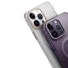 Apple iPhone 14 Pro Max Kılıf M-safe Şarj Özellikli Buzlu Sert PC Zore Tuval Kapak