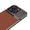 Apple iPhone 14 Pro Max Kılıf M-safe Şarj Özellikli Mekanizmalı Koku Hazneli Zore Mostar Kapak
