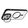 Apple iPhone 14 Pro Max Kılıf Standlı ve Kamera Lens Hediyeli M-Safe Şarj Özellikli Zore Etro Kapak