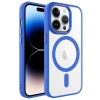 Apple iPhone 14 Pro Max Kılıf Wireless Şarj Özellikli Zore Krom M-safe Silikon Kapak