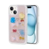 Apple iPhone 15 Kılıf Kabartma Figürlü Parlak Zore Minimini Silikon Kapak