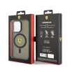 Apple iPhone 15 Pro Kılıf Ferrari Orjinal Lisanslı M-safe Şarj Özellikli Kontrast Bumper Kapak
