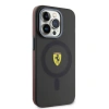 Apple iPhone 15 Pro Kılıf Ferrari Orjinal Lisanslı M-safe Şarj Özellikli Kontrast Bumper Kapak