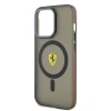 Apple iPhone 15 Pro Kılıf Ferrari Orjinal Lisanslı M-safe Şarj Özellikli Kontrast Bumper Kapak