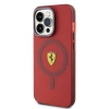Apple iPhone 15 Pro Kılıf Ferrari Orjinal Lisanslı M-safe Şarj Özellikli Kontrast Bumper Kapak