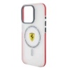 Apple iPhone 15 Pro Kılıf Ferrari Orjinal Lisanslı M-safe Şarj Özellikli Kontrast Bumper SF Ring Kapak