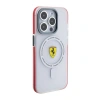 Apple iPhone 15 Pro Kılıf Ferrari Orjinal Lisanslı M-safe Şarj Özellikli Kontrast Bumper SF Ring Kapak