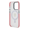 Apple iPhone 15 Pro Kılıf Ferrari Orjinal Lisanslı M-safe Şarj Özellikli Kontrast Bumper SF Ring Kapak
