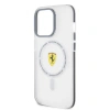 Apple iPhone 15 Pro Kılıf Ferrari Orjinal Lisanslı M-safe Şarj Özellikli Kontrast Bumper SF Ring Kapak