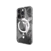 Apple iPhone 15 Pro Kılıf M-safe Şarj Özellikli Çift IMD Baskılı Lisanslı Switcheasy Artist-M Asanoha Kapak