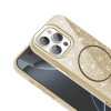 Apple iPhone 15 Pro Kılıf M-safe Şarj Özellikli Parlayan Simli Zore Okso Kapak
