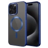 Apple iPhone 15 Pro Kılıf Mat Tasarımlı M-safe Wireless Şarj Özellikli Zore Mat Setro Kapak
