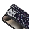 Apple iPhone 15 Pro Kılıf Taşlı ve Simli Tasarım Zore Azra Kapak