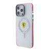 Apple iPhone 15 Pro Max Kılıf Ferrari Orjinal Lisanslı M-safe Şarj Özellikli Kontrast Bumper SF Ring Kapak