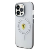 Apple iPhone 15 Pro Max Kılıf Ferrari Orjinal Lisanslı M-safe Şarj Özellikli Kontrast Bumper SF Ring Kapak
