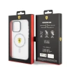 Apple iPhone 15 Pro Max Kılıf Ferrari Orjinal Lisanslı M-safe Şarj Özellikli Kontrast Bumper SF Ring Kapak