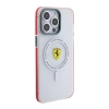 Apple iPhone 15 Pro Max Kılıf Ferrari Orjinal Lisanslı M-safe Şarj Özellikli Kontrast Bumper SF Ring Kapak