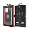 Apple iPhone 15 Pro Max Kılıf Ferrari Orjinal Lisanslı M-safe Şarj Özellikli Parçalanan Noktalar Desenli Kapak