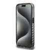 Apple iPhone 15 Pro Max Kılıf Ferrari Orjinal Lisanslı M-safe Şarj Özellikli Tırtıklı Kenar Tasarımlı Ortalanmış Logo Kapak