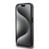 Apple iPhone 15 Pro Max Kılıf Ferrari Orjinal Lisanslı M-safe Şarj Özellikli Tırtıklı Kenar Tasarımlı Ortalanmış Logo Kapak