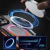 Apple iPhone 15 Pro Max Kılıf M-safe Şarj Özellikli Renkli Kenar Airbag Şeritli Zore Lamer Kapak