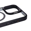 Apple iPhone 15 Pro Max Kılıf M-safe Şarj Özellikli Standlı Zore M-safe Klon Lensli Kapak