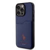 Apple iPhone 15 Pro Max Kılıf U.S. Polo Assn. Orjinal Lisanslı Baskı Logolu PU Kartlıklı Kapak