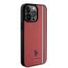 Apple iPhone 15 Pro Max Kılıf U.S. Polo Assn. Orjinal Lisanslı Üç Renk Şerit Tasarımlı Baskı Logolu Kapak
