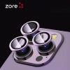 Apple iPhone 15 Pro Max Zore CL-12 Premium Safir Parmak İzi Bırakmayan Anti-Reflective Kamera Lens Koruyucu