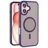 Apple iPhone 16 Kılıf M-safe Şarj Özellikli Mat Arka Yüzey Zore Sio Kapak