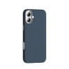 Apple iPhone 16 Plus Kılıf M-safe Şarj Özellikli Karbon Fiber Görünümlü Zore Gros Kapak