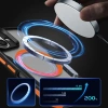Apple iPhone 16 Plus Kılıf M-safe Şarj Özellikli Renkli Kenar Airbag Şeritli Zore Lamer Kapak