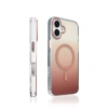 Apple iPhone 16 Plus Kılıf M-safe Şarj Özellikli Transparan Renk Geçişli Zore Toros Kapak