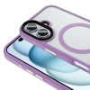 Apple iPhone 16 Plus Kılıf Mat Arka Yüzey Wireless Şarj Özellikli Zore Flet M-safe Kapak