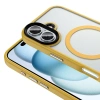 Apple iPhone 16 Plus Kılıf Mat Arka Yüzey Wireless Şarj Özellikli Zore Flet M-safe Kapak