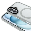 Apple iPhone 16 Plus Kılıf Mat Arka Yüzey Wireless Şarj Özellikli Zore Flet M-safe Kapak