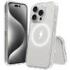 Apple iPhone 16 Pro Kılıf M-safe Şarj Özellikli Şeffaf Sert PC Zore Embos Kapak