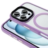 Apple iPhone 16 Pro Kılıf Mat Arka Yüzey Wireless Şarj Özellikli Zore Flet M-safe Kapak