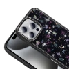 Apple iPhone 16 Pro Kılıf Taşlı ve Simli Tasarım Zore Azra Kapak