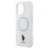 Apple iPhone 16 Pro Kılıf U.S. Polo Assn. Orjinal Lisanslı M-safe Şarj Özellikli IML Double Horse Logolu Ring Kapak